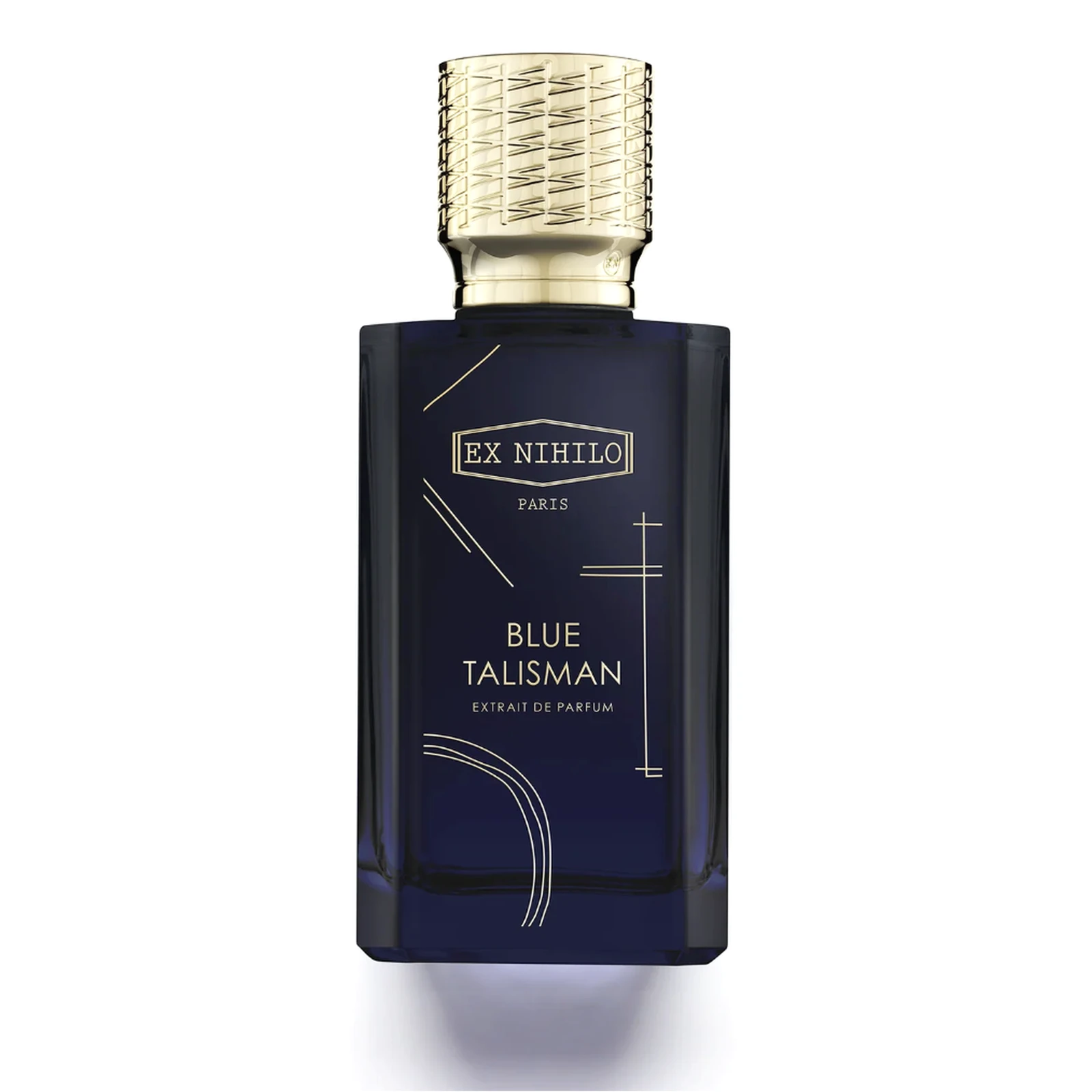Blue Talisman Extrait by Ex Nihilo – pear, bergamot & orange blossom over amberwood, vanilla & musk in a luxe unisex extrait.