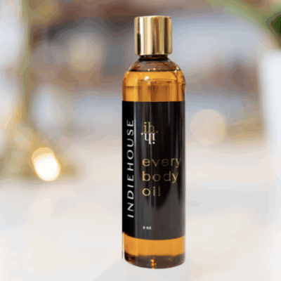 Organic body oil that can be custom scented at INDIEHOUSE in Atlanta